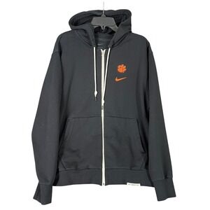 Clemson University Hoodie Mens L Nike Standard Issue Zip School Spirit Tigers